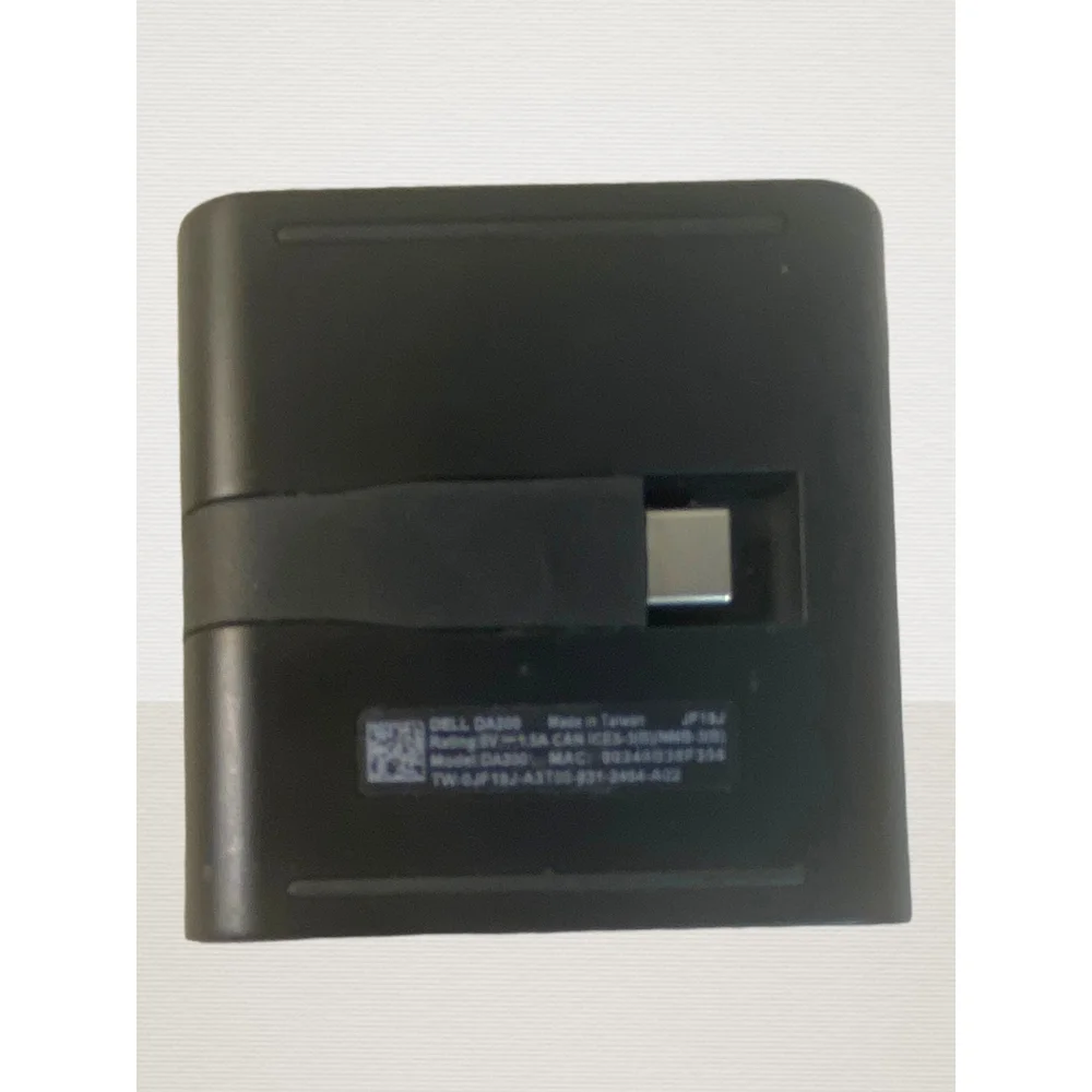Dell DA200 USB-C to HDMI/VGA/Ethernet/USB 3.0 Adapter - Black (470-ABRY)